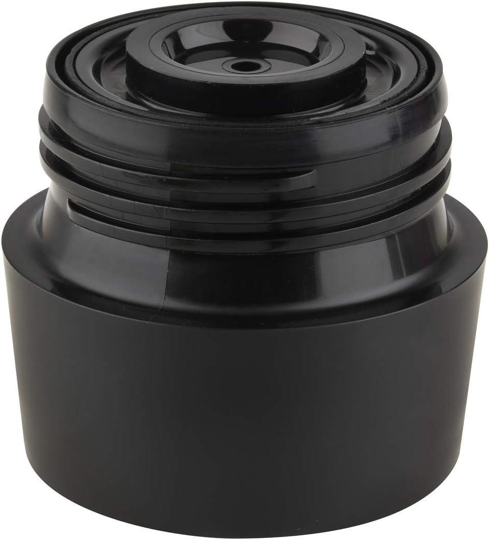 Emsa 515615 Travel Mug Large insulated drinking cup with Quick Press closure, 0.5 litres, black