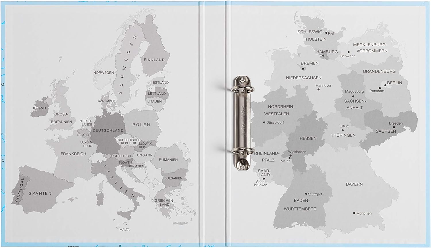 Pagna 20761-15 Ring Binder A4 Germany 2-Ring Mechanism