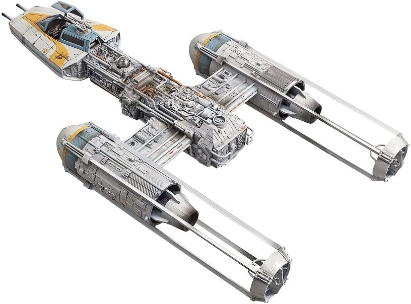 Revell Bandai Modellbausatz Y-wing Starfighter I Hochwertiger Bausatz des zuverlässigen Rebellenjägers | Maßstab 1:72 | Detailgetreu und beeindruckend | Perfekt für Anfänger und Fortgeschrittene