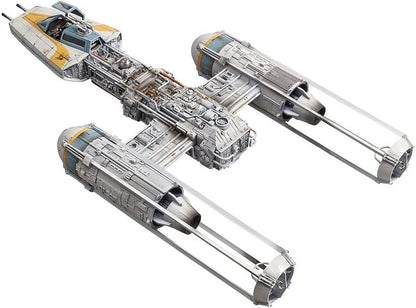 Revell Bandai Modellbausatz Y-wing Starfighter I Hochwertiger Bausatz des zuverlässigen Rebellenjägers | Maßstab 1:72 | Detailgetreu und beeindruckend | Perfekt für Anfänger und Fortgeschrittene