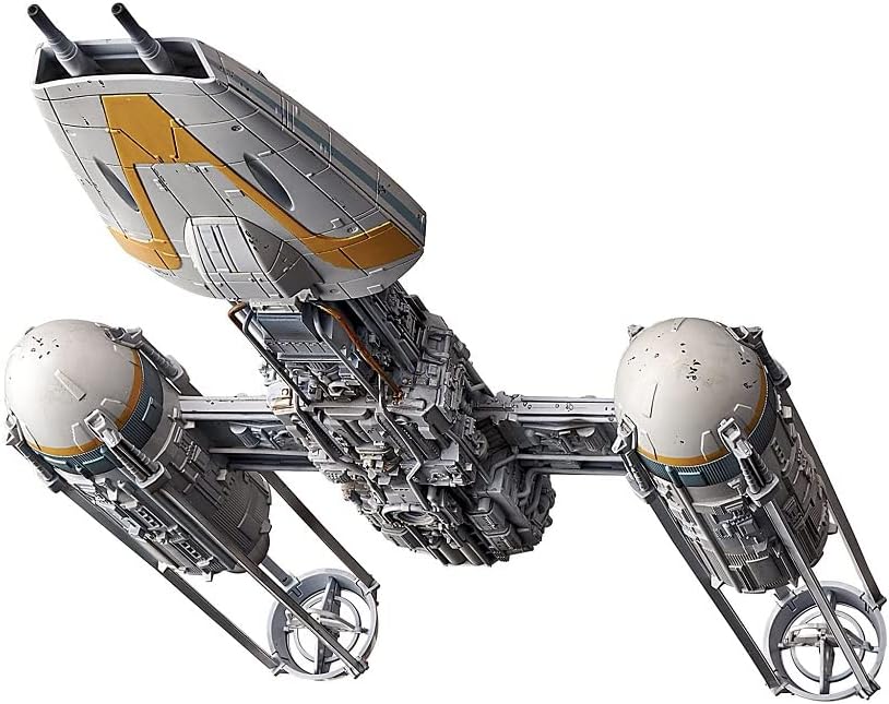Revell Bandai Modellbausatz Y-wing Starfighter I Hochwertiger Bausatz des zuverlässigen Rebellenjägers | Maßstab 1:72 | Detailgetreu und beeindruckend | Perfekt für Anfänger und Fortgeschrittene
