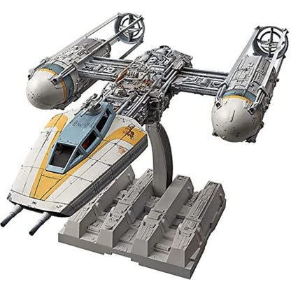 Revell Bandai Modellbausatz Y-wing Starfighter I Hochwertiger Bausatz des zuverlässigen Rebellenjägers | Maßstab 1:72 | Detailgetreu und beeindruckend | Perfekt für Anfänger und Fortgeschrittene