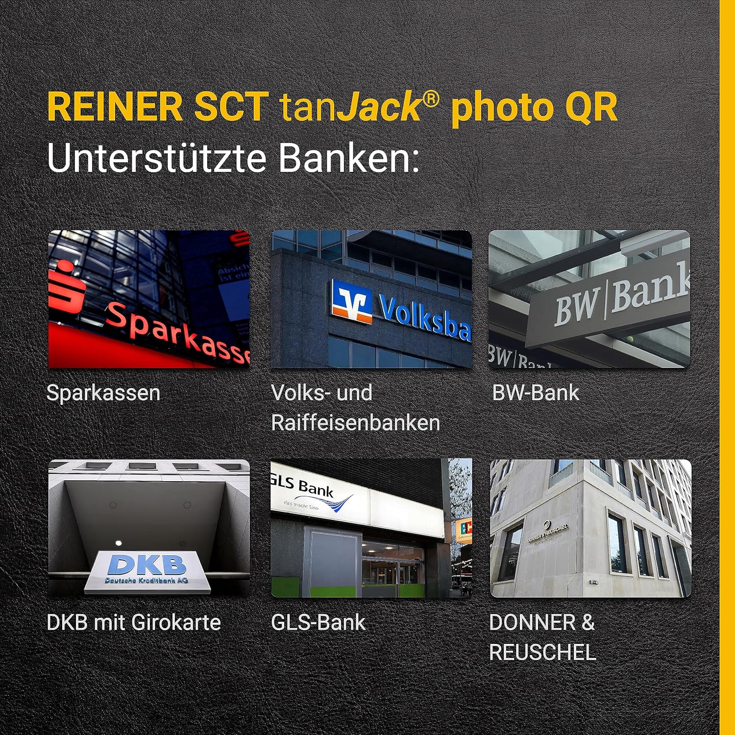 REINER SCT tanJack photo QR I Chip Tan Generator for Online Banking