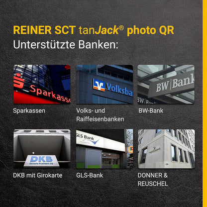 REINER SCT tanJack photo QR I Chip Tan Generator for Online Banking