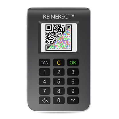 REINER SCT tanJack photo QR I Chip Tan Generator for Online Banking