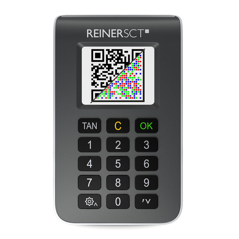 REINER SCT tanJack photo QR I Chip Tan Generator for Online Banking
