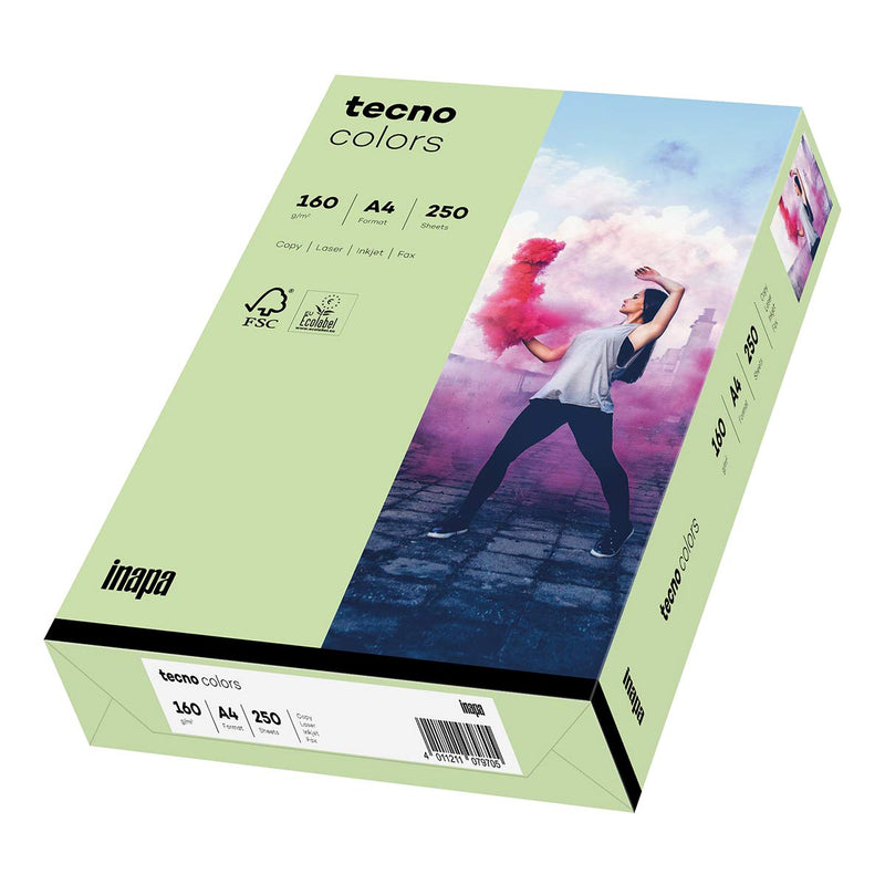 tecno Kopierpapier colors mittelgrun DIN A4 160 g/