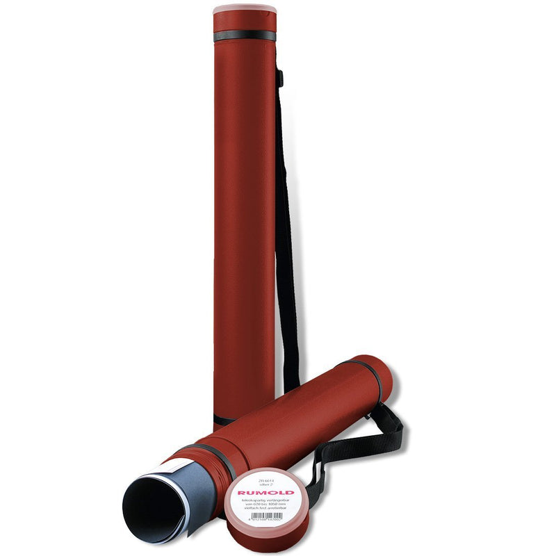 Rumold postal tubes, 600 mm-1,000 mm, diameter: 80 mm, polyethylene 1 Köcher wine red
