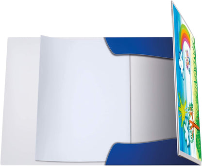 Pelikan 240406 Kombisammelmappe (Sammelmappe und Zeichenblock), A4, Motiv: Zebra, 1 Stück A4 Kombi