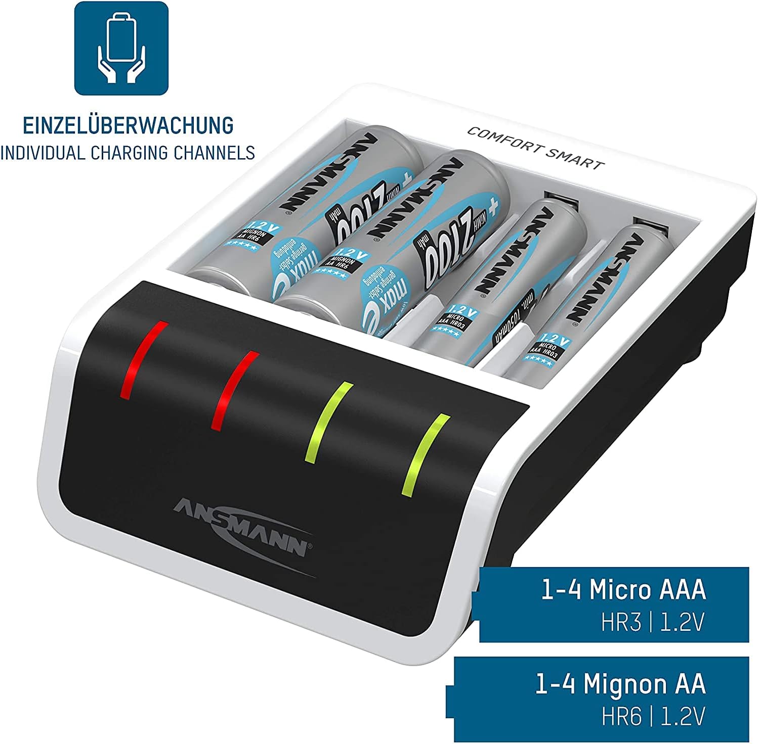 ANSMANN Comfort Smart Akku-Ladegerat