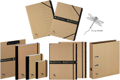 Pagna Desk Organiser Pure 12 Compartments Black Elasticated Corners Recycled Cardboard Coated with Kraft Paper 1 12 Fächer