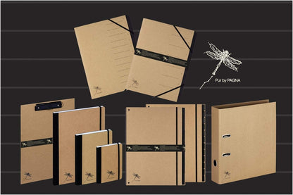 Pagna Desk Organiser Pure 12 Compartments Black Elasticated Corners Recycled Cardboard Coated with Kraft Paper 1 12 Fächer