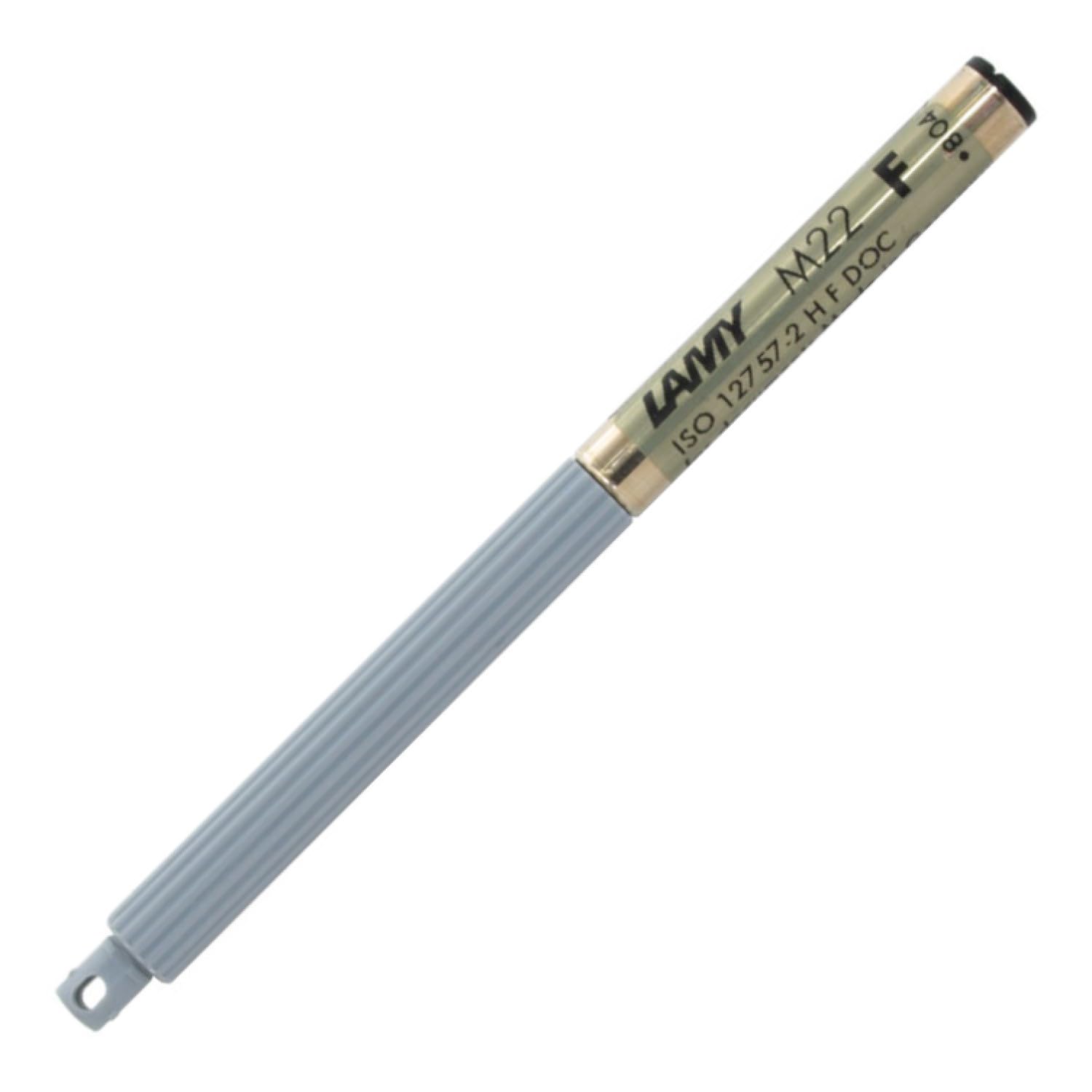 LAMY M 22 Refill 802 - Black Metal Ballpoint Pen Refill - F Line Width