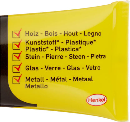 Pattex 1345747"Multi" General Purpose Glue, Black/Yellow, 50 g