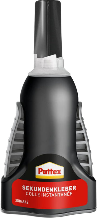 Pattex 1865942"Matic" Liquid Superglue, Black/Gold, 3 g 1 Dispenser of 3 g