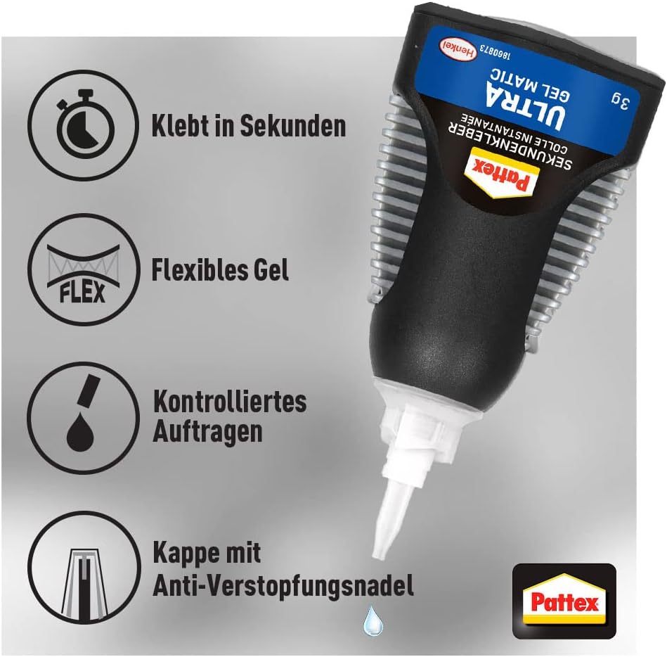 Pattex PSG5C Ultra Ge Matic Superglue 3 Grams 1