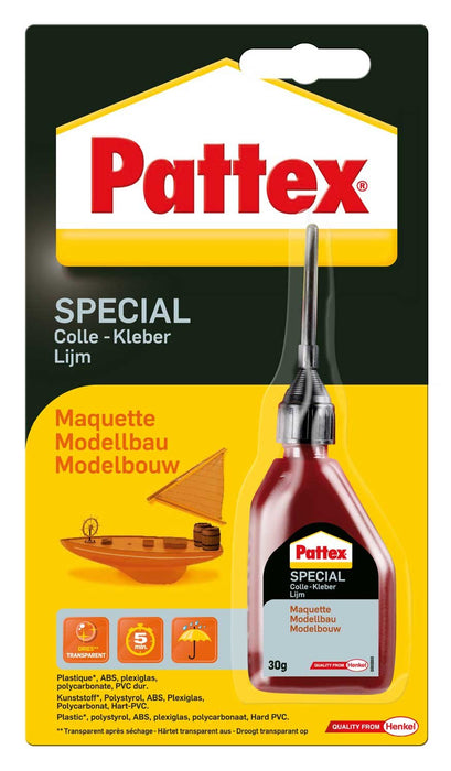Pattex 1472318 "Modelling Plastic" Special Adhesive, Red, 30 g Plastic - 30 g