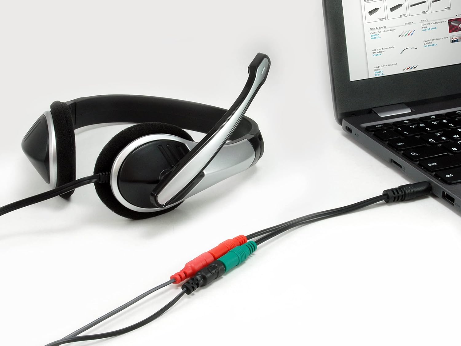 Adattatore Audio Male Vs 2 Female