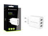 Conceptronic Routers - Wireless - Modems Brand Model 3-Port 30W USB Charger USB-A X 3