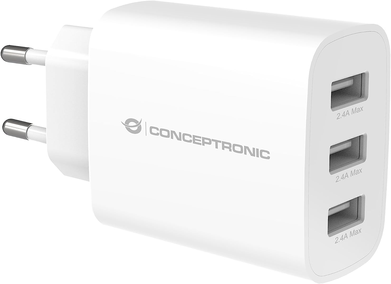 Conceptronic Routers - Wireless - Modems Brand Model 3-Port 30W USB Charger USB-A X 3