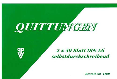 Formularbuch 4100 Quittung mit MwSt. separat ausge