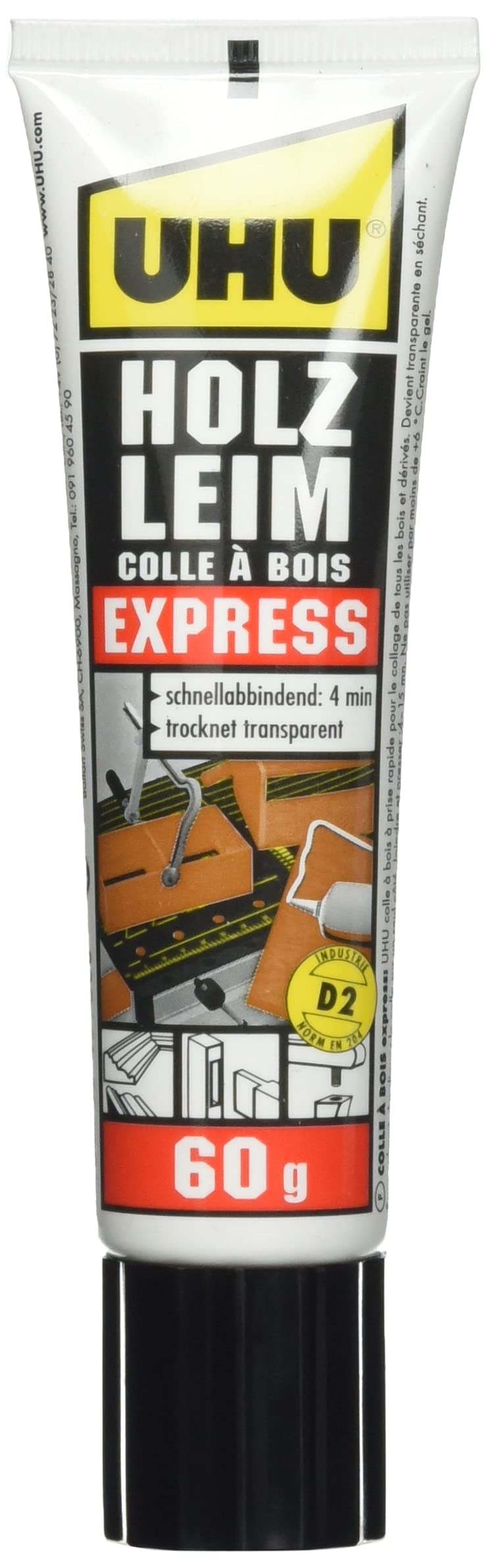 UHU EXPRESS D2 Holzleim 60,0 g