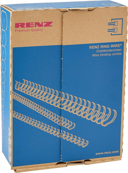 Renz 311430934 14.3 mm Ring Wire Cut Element - Silver. 3:1 Pitch. A4. 50 Wires per Box.