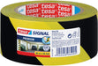 tesa® Signal Premium Adhesive Marking and Warning Tape - Permanent Hazardous Area Marking and Signage - Robust PVC - Black / Yellow - 66 m x 50 mm Yellow/Black 66m:50mm Single