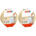 tesa Masking Tape Curves - Curved tape with extra strong crepe for masking curves and irregular shapes - for rough and smooth surfaces - 25 mx 38 mm (Pack of 2