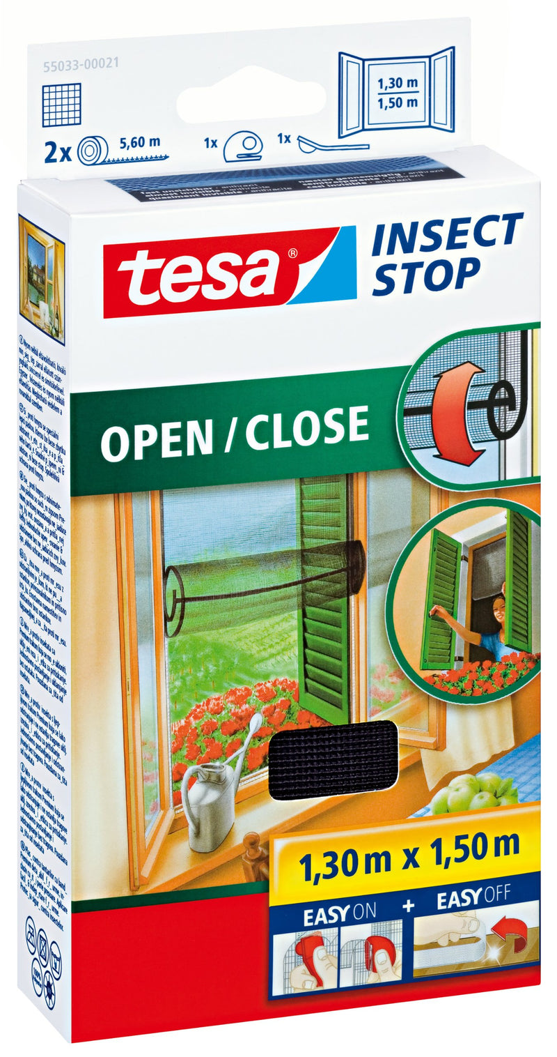 tesa Fliegengitter INSECT STOP OPEN/CLOSE anthrazi