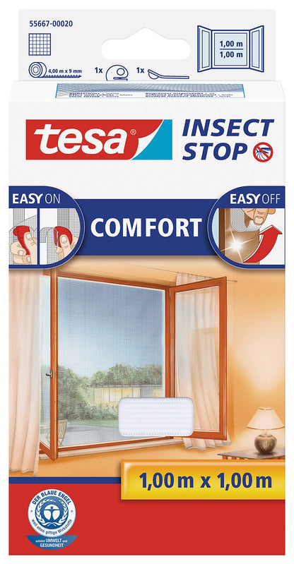tesa Insect Stop COMFORT Fliegengitter weiB