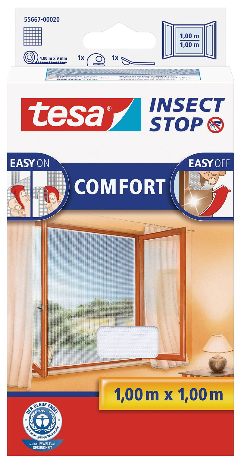 tesa Insect Stop COMFORT Fliegengitter weiB