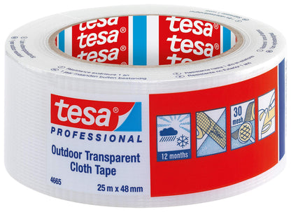 tesa Gewebeband transparent 48,0 mm x 25,0 m 1 R