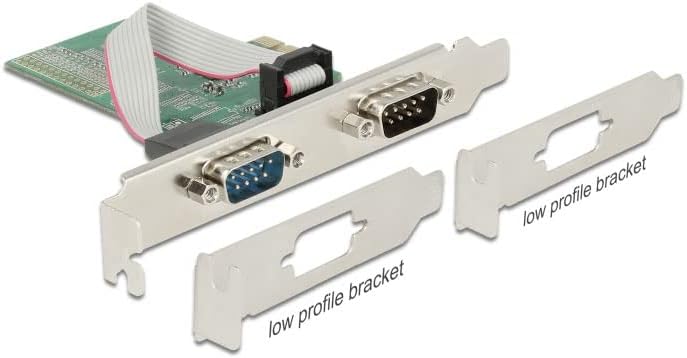 DeLock PCI express card, 2x Serial RS-232