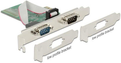 DeLock PCI express card, 2x Serial RS-232