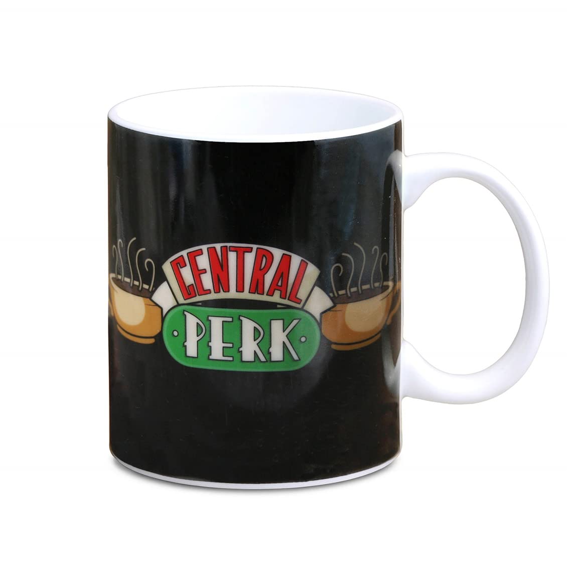 Logoshirt® Friends - Central Perk - Logo I Porcelain Coffee Mug, 300 ml I Dishwasher & Microwave Safe I In Coloured Gift Box I Licensed Original Design
