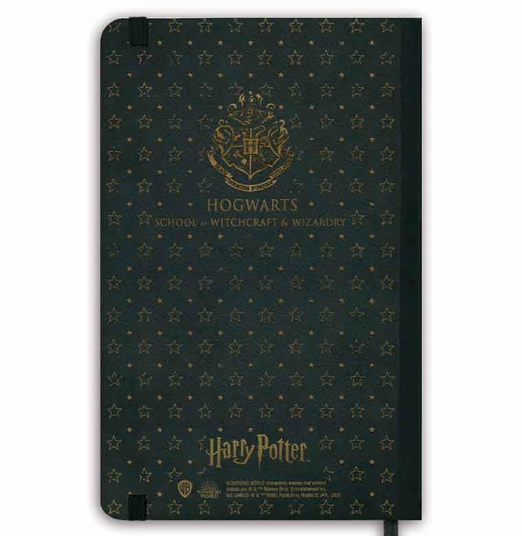 Logoshirt Harry Potter | Hedwig | Hardcover Notizbuch A5 | mit Gummiband | liniert