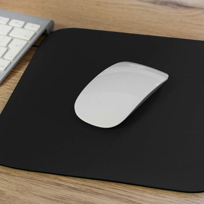 Hama Tastatur mit Kabel & LogiLink ID0096 - Mauspad 220 x 250 x 3 mm für alle Maustypen (Kugel, Optisch, Laser) mit stark haftender Unterseite für optimalen Halt, Farbe: Schwarz Bundle mit Mauspad
