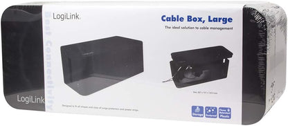 Logilink KAB0062 Cable Box. 40.7 cm Length, Black
