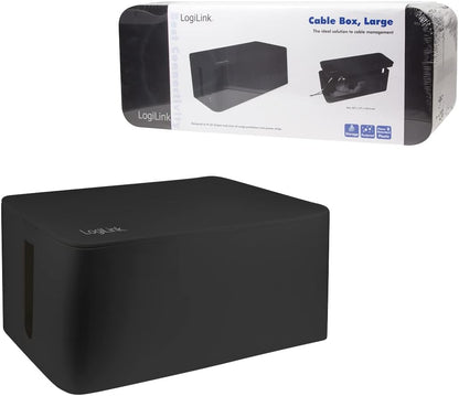 Logilink KAB0062 Cable Box. 40.7 cm Length, Black
