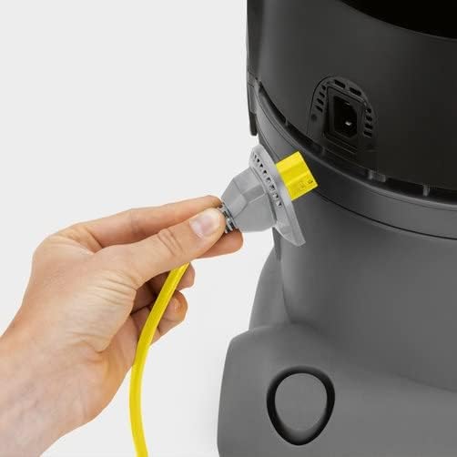 Kärcher T 10/1 Adv HEPA Trockensauger, Vakuum: 22 kPa, Nennleistung: 700 Watt, Behälter: 10 Liter, Saugschlauch: 2 m, Kombi-Bodendüse, Vliesfiltertüte, Permanent-Hauptfilterkorb, HEPA-14-Filter