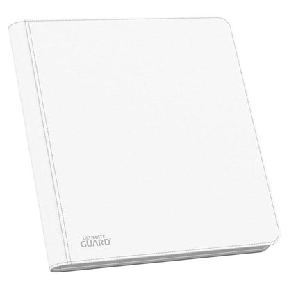 Ultimate Guard XenoSkin Quadrow Zipfolio 12 Pocket Card Storage Binder Portfolio White