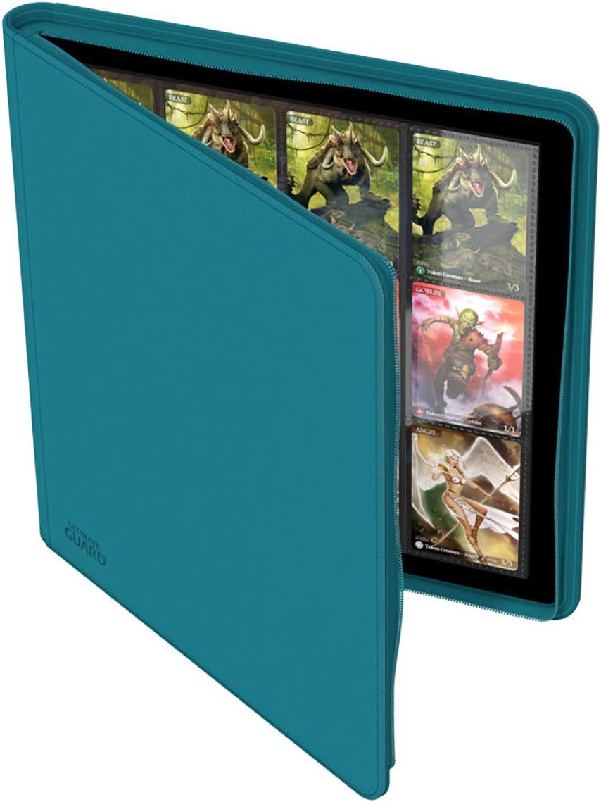 Ultimate Guard 12-Pocket QuadRow XenoSkin ZipFolio (Petrol Blue