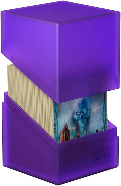 Ultimate Guard UGD010695 Boulder Deck Case 100+ Standard Size Box, Amethyst Amethyst L