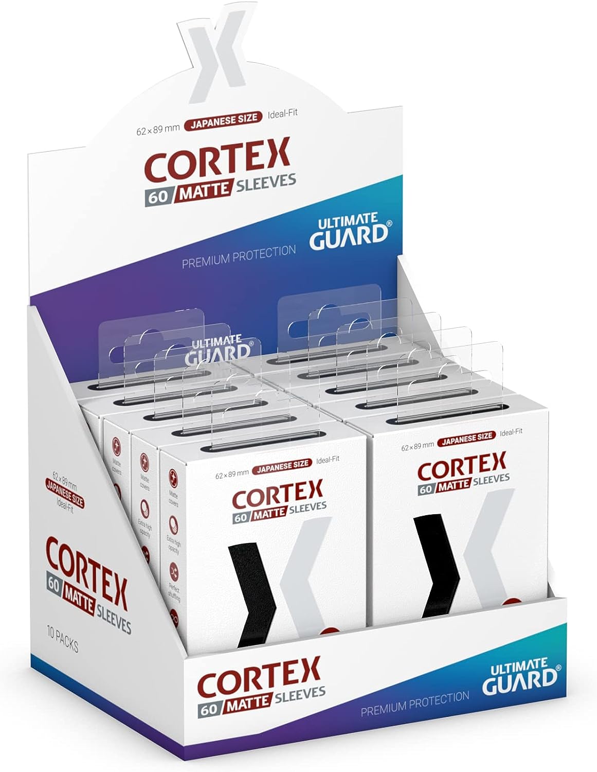 Cortex Sleeves Japanese Size Matte Black (60