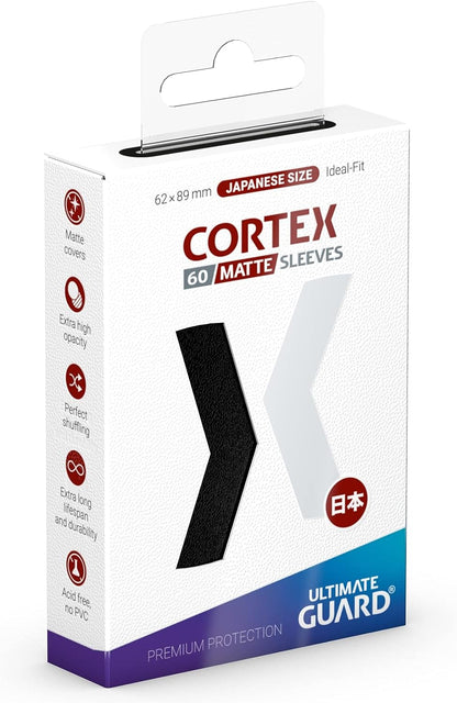 Cortex Sleeves Japanese Size Matte Black (60