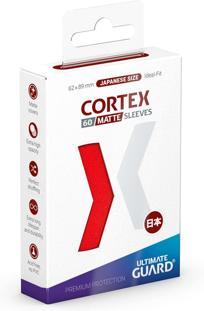 Cortex Sleeves Japanese Size Matte Red (60