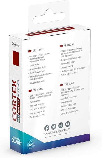 Cortex Sleeves Japanese Size Matte Red (60