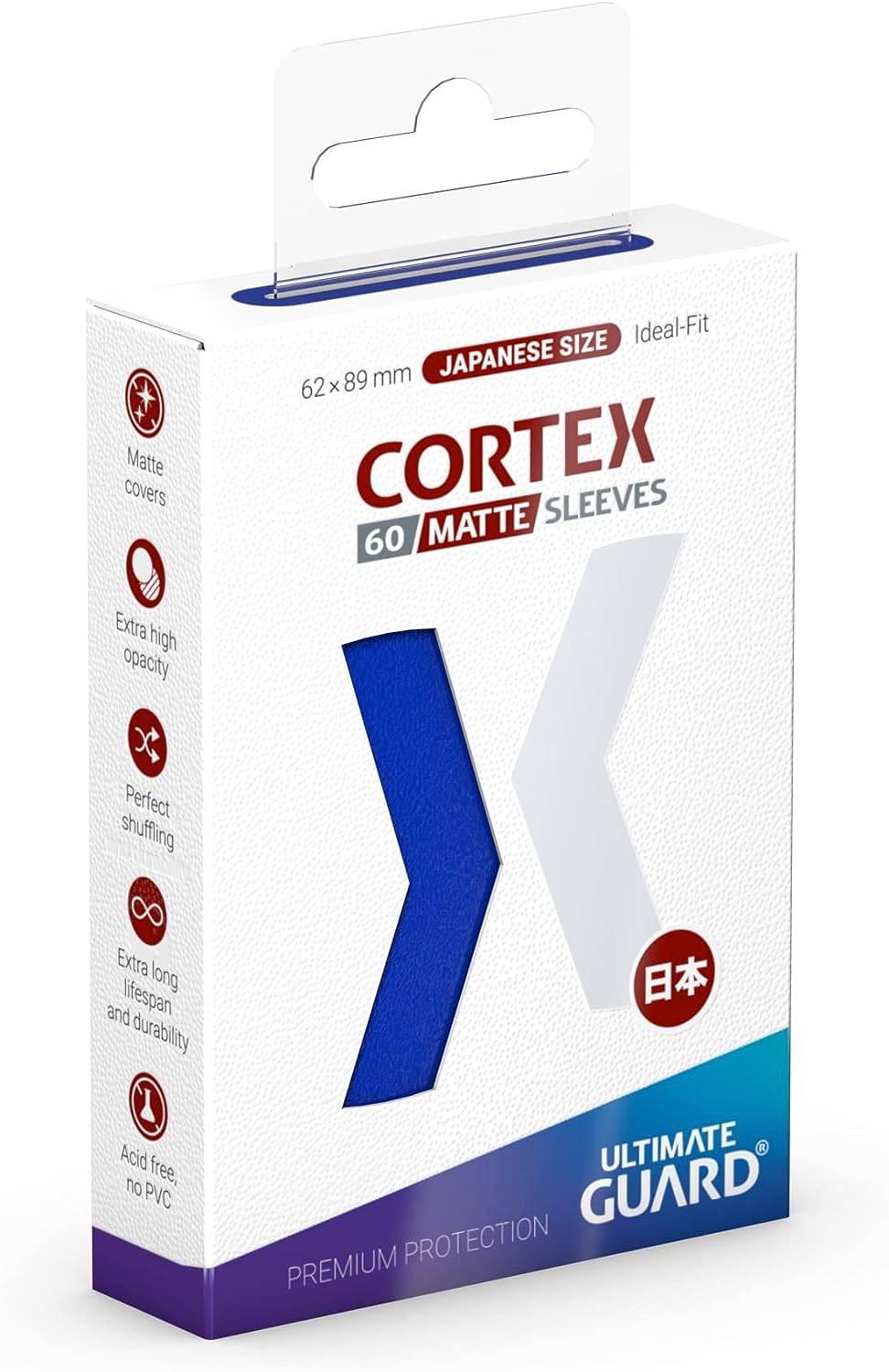 Cortex Sleeves Japanese Size Matte Blue (60