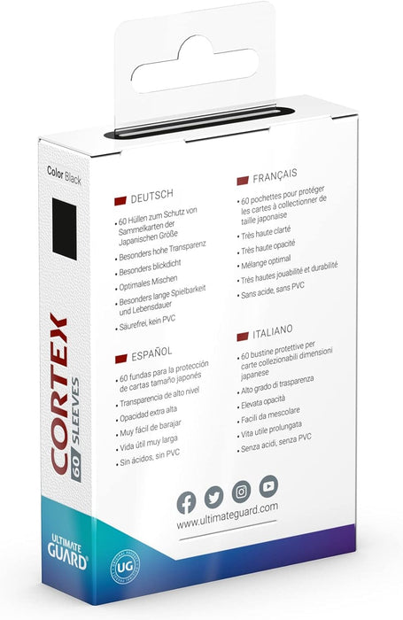 Cortex Sleeves Japanese Size Black (60